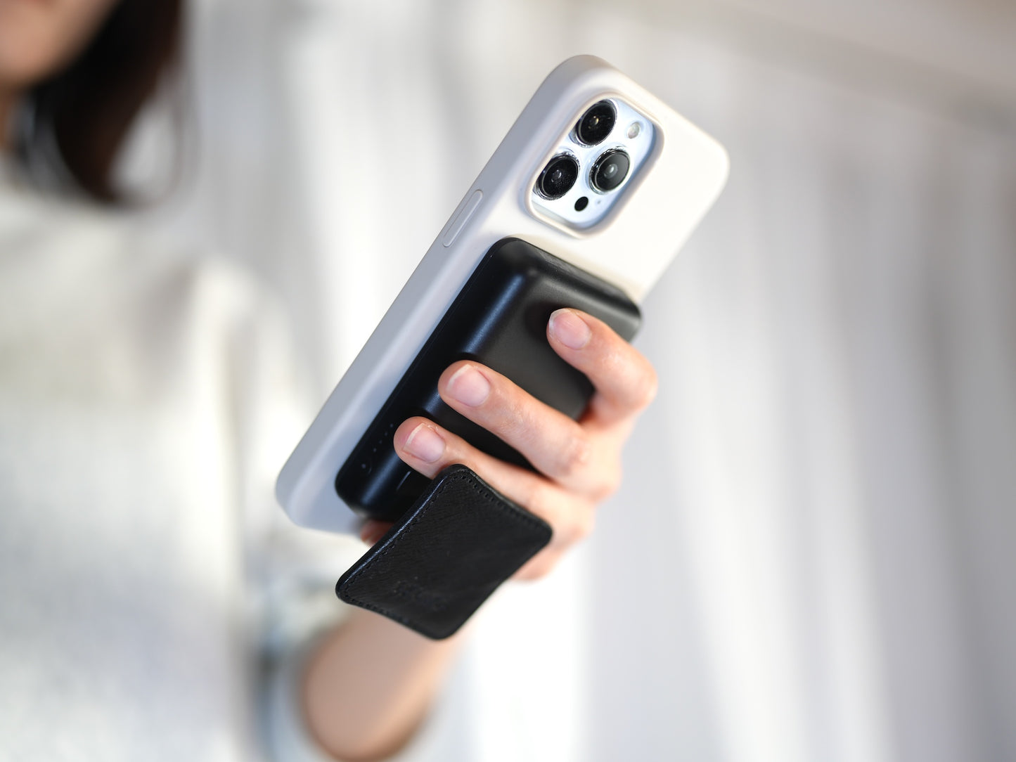 SYANTO Stand 牛革 スマホスタンド 内付け