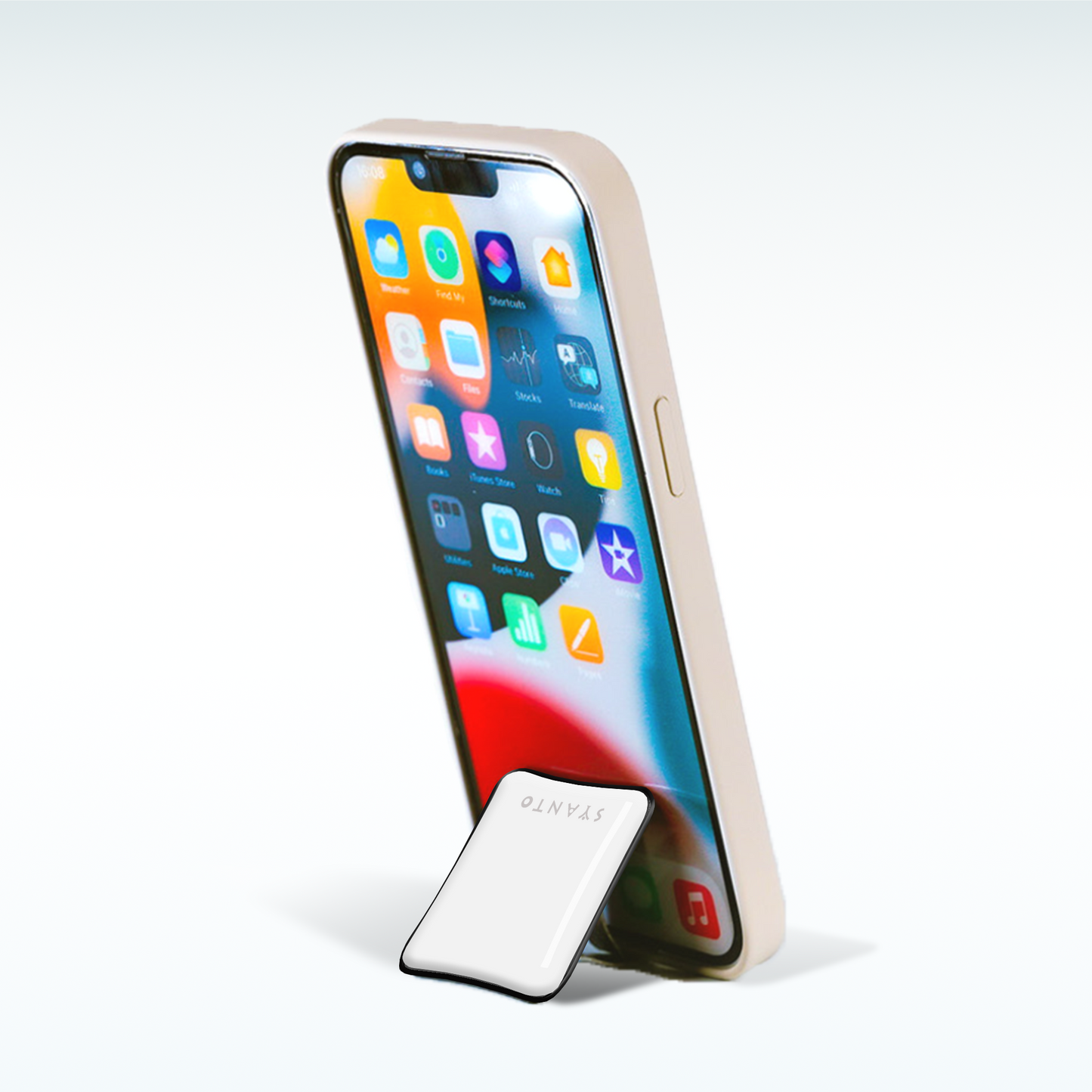 SYANTO Stand Lite smartphone stand ring internal attachment