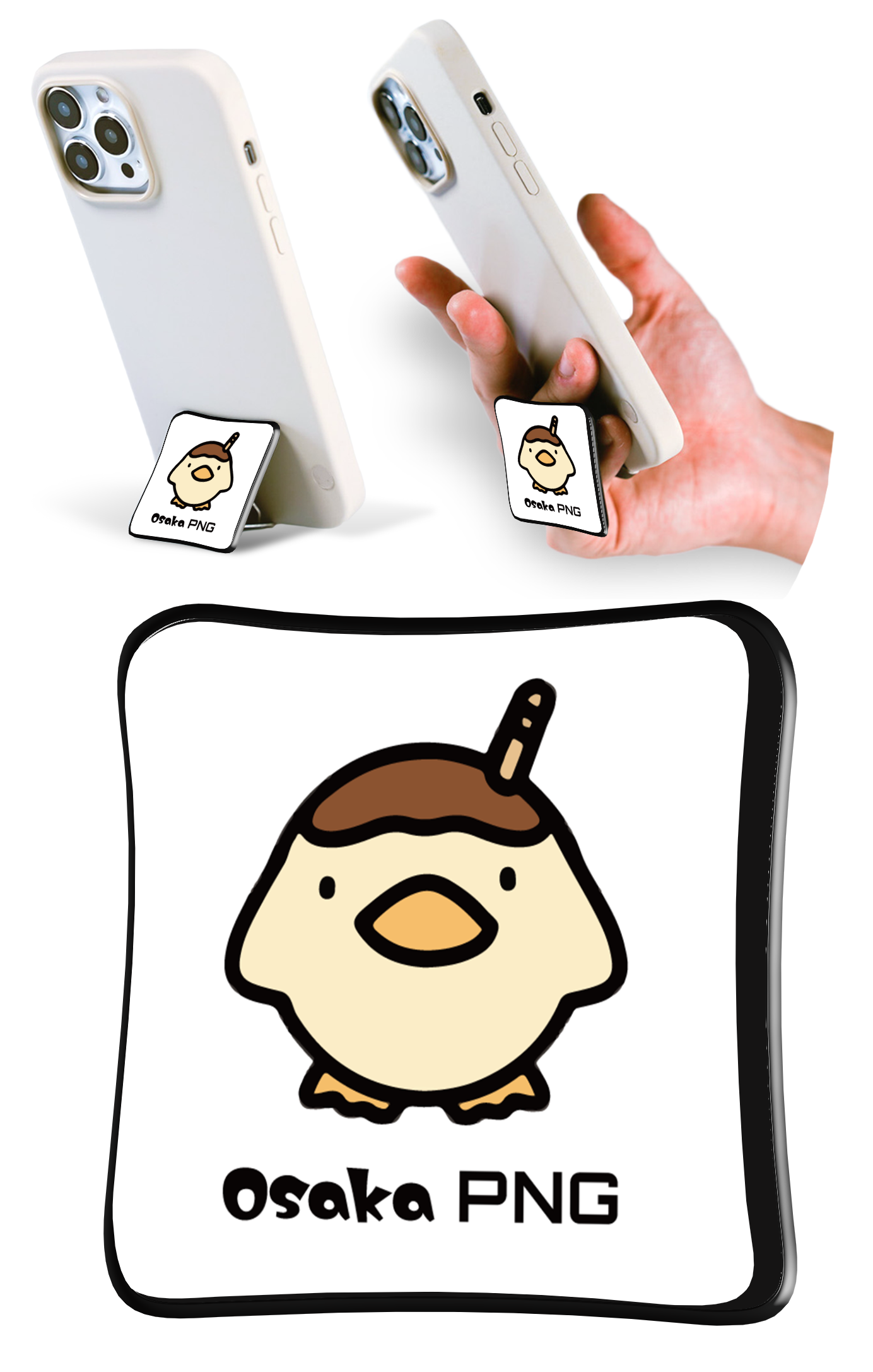 SYANTO Style クリエイターコラボデザイン スマホスタンドリング 内付け